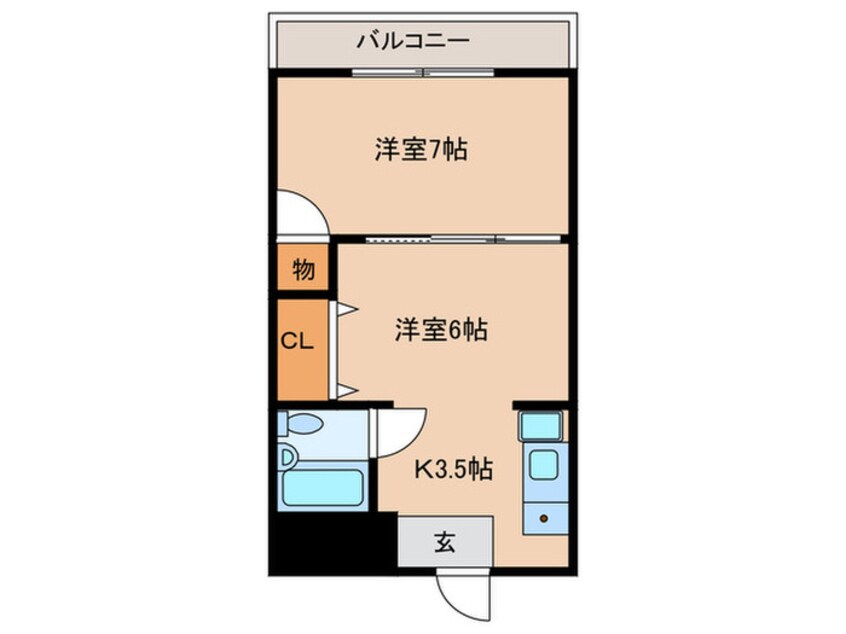 間取図 レジデンス野崎