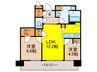 ｼﾞｵﾀﾜｰ宝塚ｸﾞﾗﾝﾚｼﾞｽ（1609） 2LDKの間取り