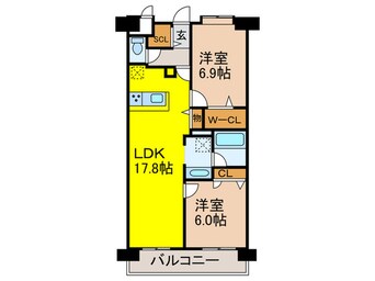間取図 カーサ マリーナ モンテカルロ