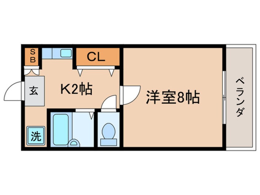 間取図 ウエストブリッジ