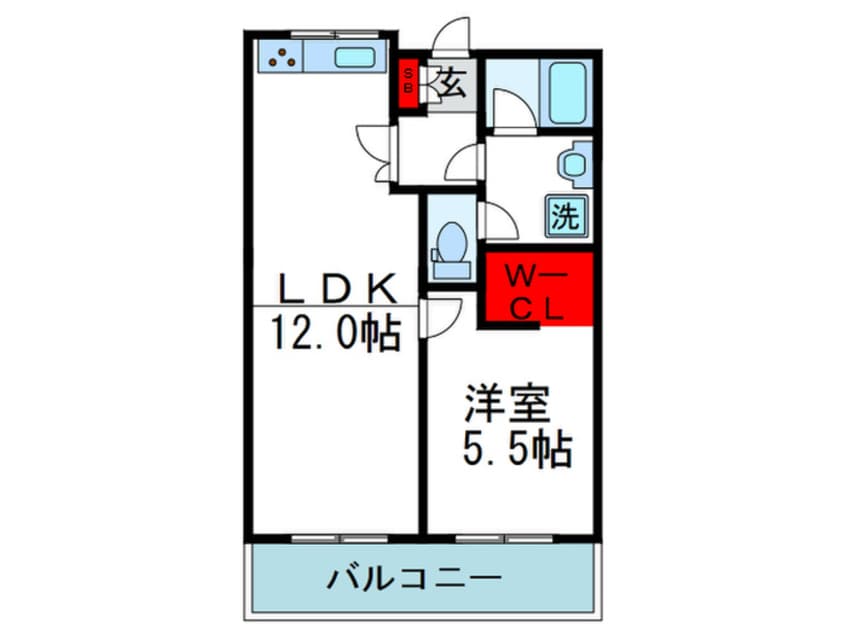 間取図 緑地ＪIＲＯ－２