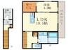 PAZ北大路 1LDKの間取り