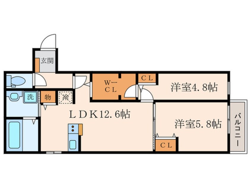 間取図 仮)Lavendel
