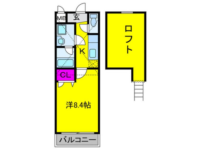 間取図 フジパレスフォ－ゲルⅠ番館