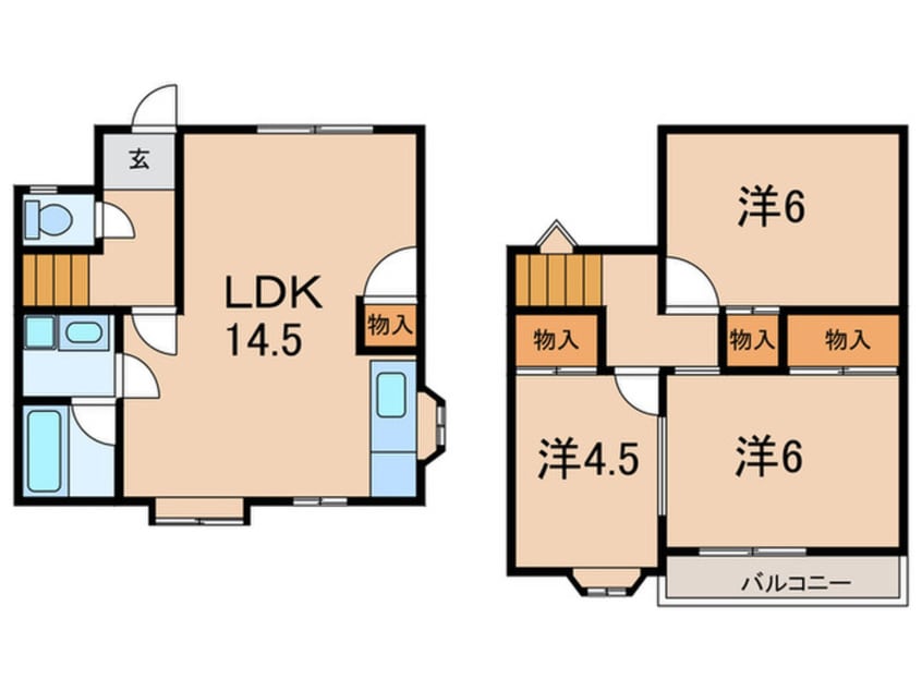 間取図 歌敷山4丁目戸建