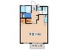 第４ウエスタンハイツ 1Rの間取り