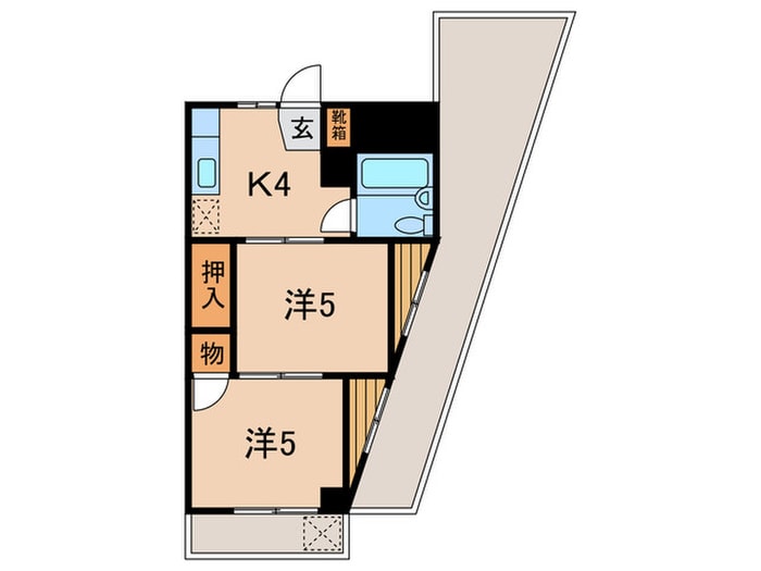 間取り図 第６１川辺ビル