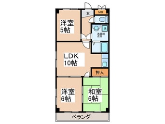 間取図 サンハイツマルミ