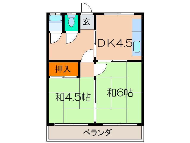 間取り図 ｳﾞｪｰﾙ美園
