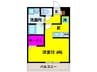 アンプル－ル茶谷 1Rの間取り