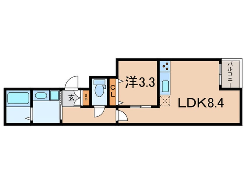 間取図 リアンデ脇浜