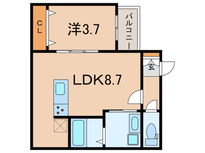 間取図 リアンデ脇浜