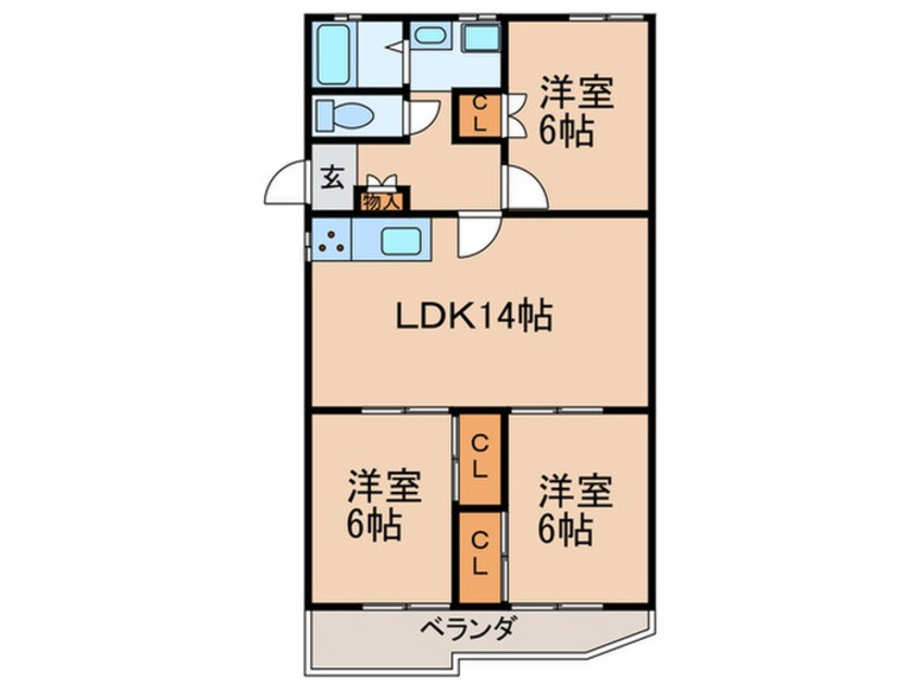 間取図 ＵＮＡＸ－Ⅰ