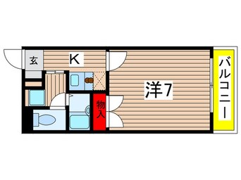 間取図 アンプルールフェールＶｅｒｔⅡ