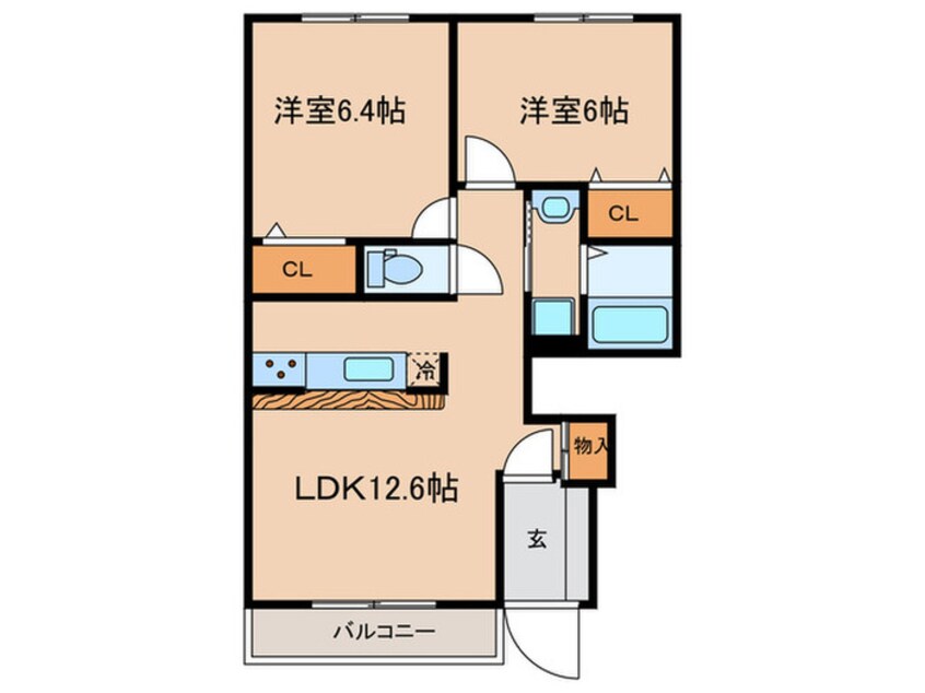 間取図 La　Clochette