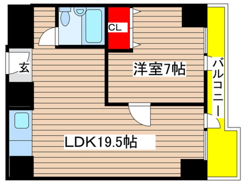 間取図 栄グリーンマンション(802)