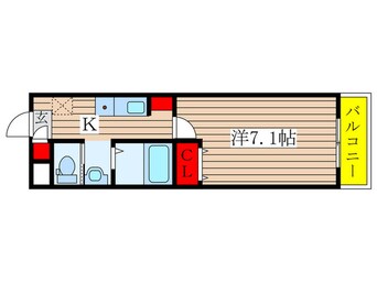 間取図 Ａ・ｃｉｔｙ港十一屋