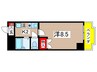 グレース河野 1Kの間取り