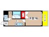 スペリア瑞穂 1Kの間取り