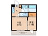 lives residence浄心 2Kの間取り