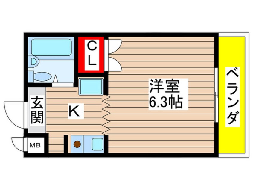 間取図 シーズンコート野並