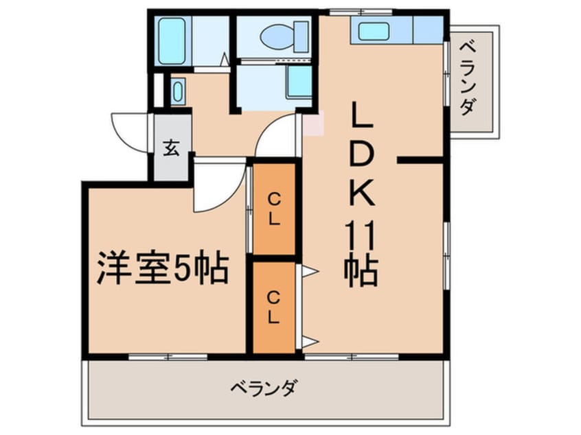 間取図 メゾンかりがね