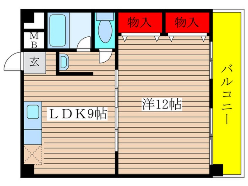 間取図 大成レジデンス内田橋