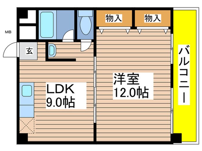 間取り図 大成レジデンス内田橋