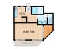 ユタカマンション 1Kの間取り