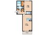 Ｄ－ｒｏｏｍ名駅　Ｂ棟 1LDKの間取り