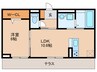 Ｄ－ｒｏｏｍ名駅　Ｃ棟 1LDKの間取り