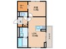 Ｄ－ｒｏｏｍ名駅　Ｄ棟 1LDKの間取り
