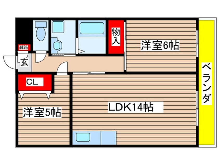 間取図 ネイティヴプレース梅森