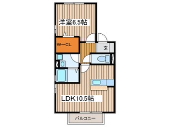 間取図 シャンテ星宮