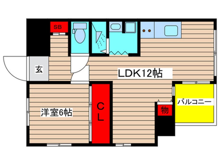 間取図 丸美タウンマンション堀田(501)