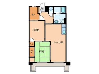 間取図 ﾎﾟｰﾗｽﾀｰﾋﾞﾙ5ｔｈｽﾃｰｼﾞ覚王山