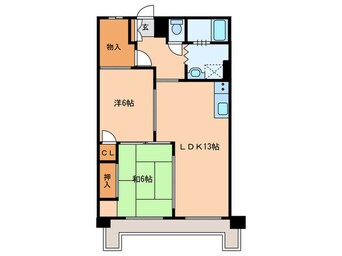 間取図 ﾎﾟｰﾗｽﾀｰﾋﾞﾙ5ｔｈｽﾃｰｼﾞ覚王山