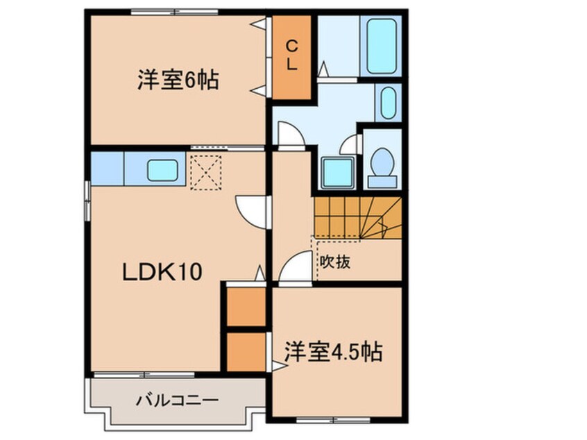 間取図 フラワー欠間