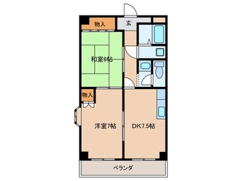 間取図 マンションブラン