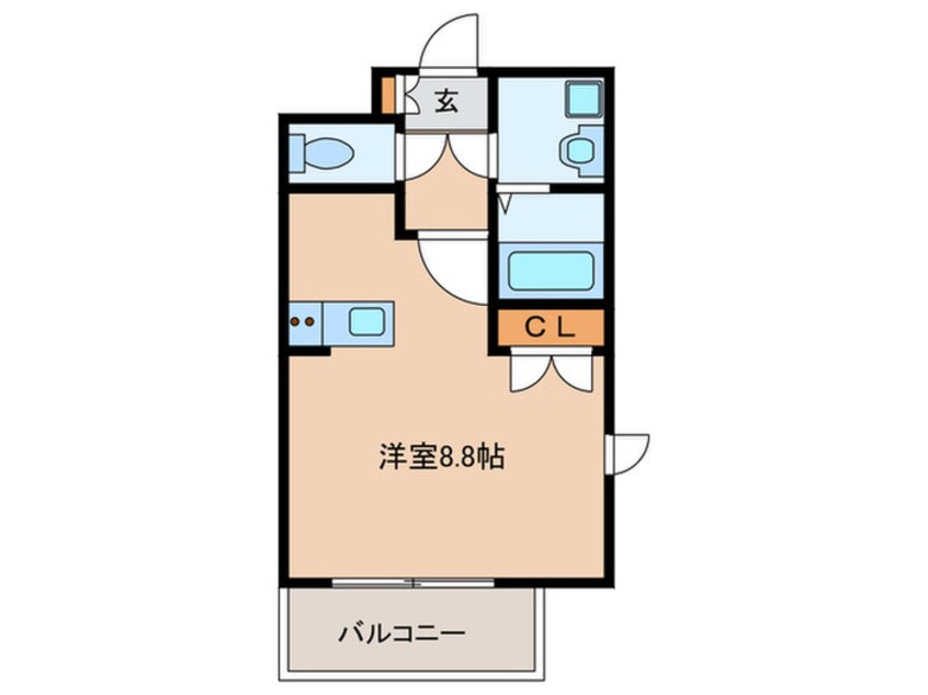 間取図 ﾌﾟﾚｻﾝｽ名古屋STATIONｱﾗｲﾌﾞ(1103)