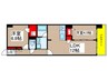 ﾌﾟﾚｻﾝｽｼﾞｪﾈ新栄町駅前葵（208） 2LDKの間取り