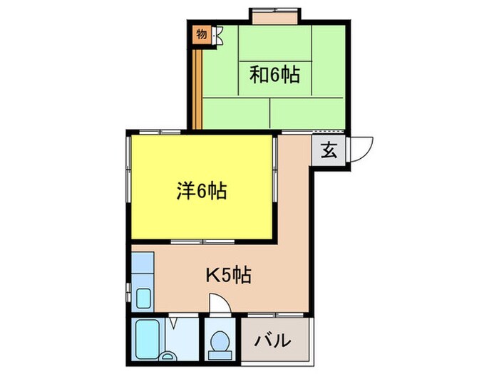 間取り図 コーポ　ミルキーアン