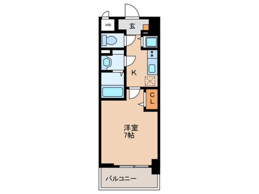 間取図 ル・シエル大秋