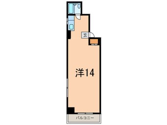 間取図 フォンティーヌ金山７２９(2C)