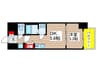 ﾌﾟﾚｻﾝｽｼﾞｪﾈ新栄町駅前葵(315) 1DKの間取り