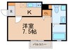 Casa　Avenue　Nakamura 1Kの間取り