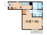 Casa　Avenue　Nakamura 1Kの間取り
