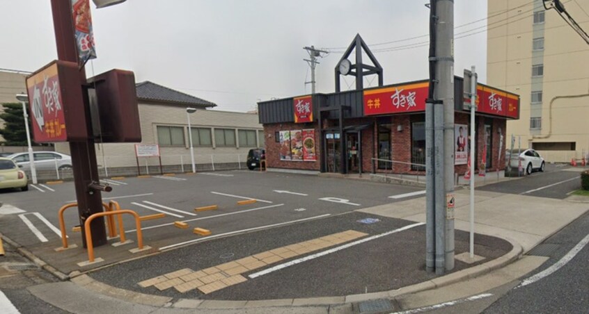 すき家 中村黄金通店(ファストフード)まで210m Casa　Avenue　Nakamura