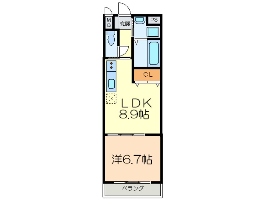 間取図 センチュリ－パ－ク六番町