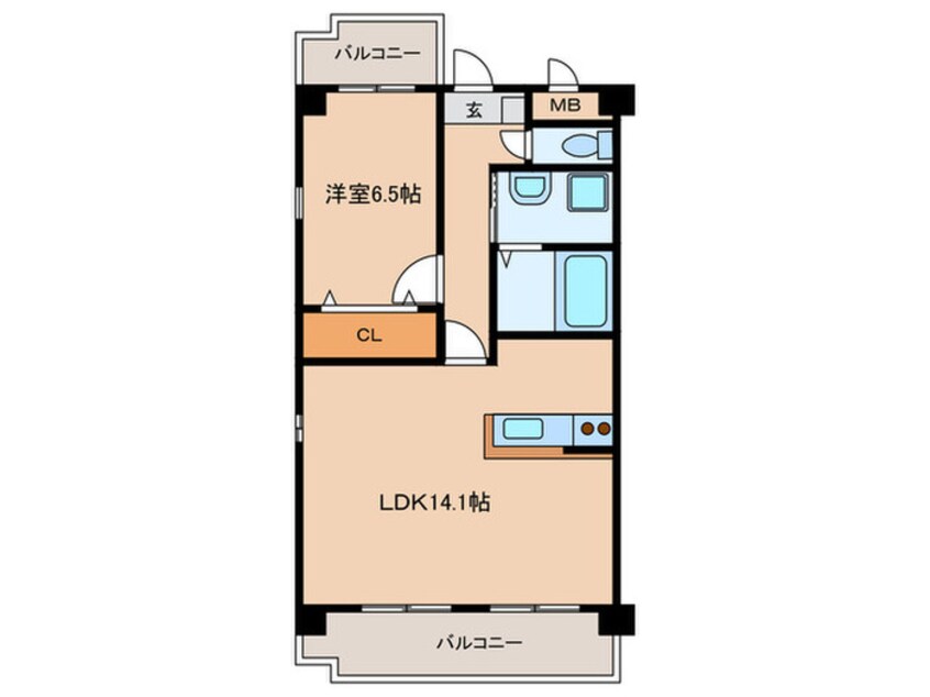 間取図 エクセレント２１